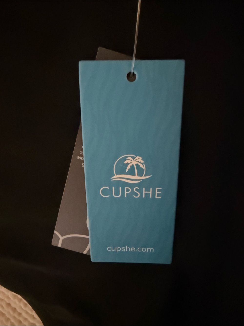 Cupshe Black Cross-Strap One-Piece Swimsuit - Picture 3 of 8